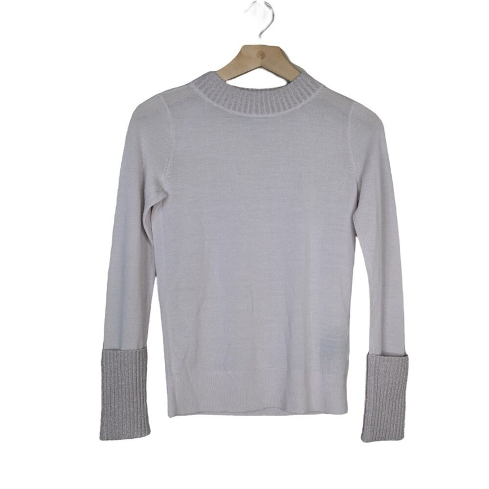 Club Monaco Womens XS Wool Blend Pullover Cuffed Sleeve Sweater
